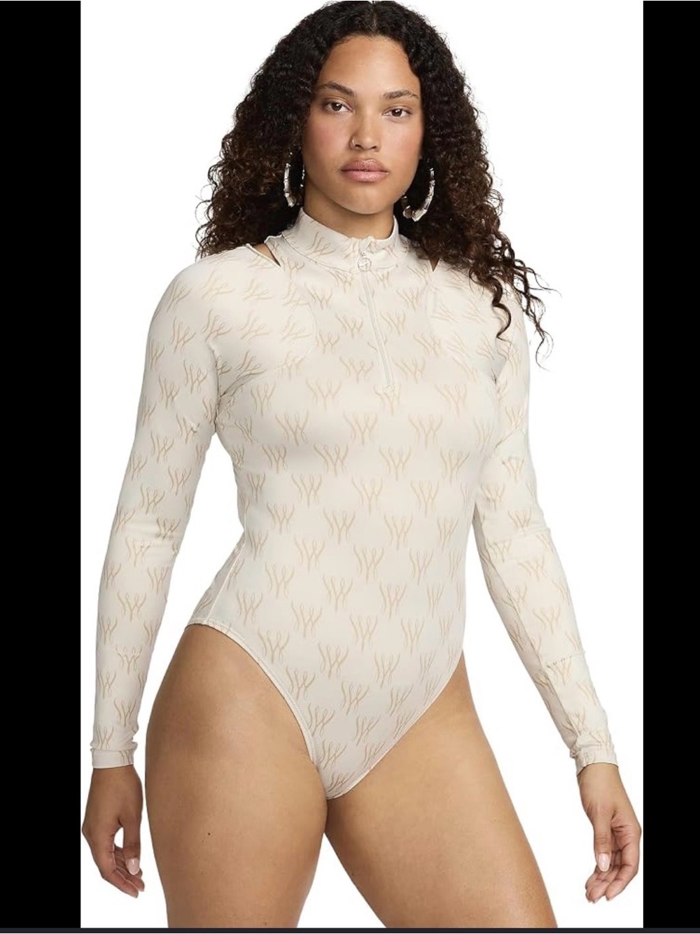 Nike X Serena Williams Design Crew Women's Long-Sleeve Bodysuit, size xL